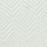 White Fine-Chevron Jacquard, Polyester