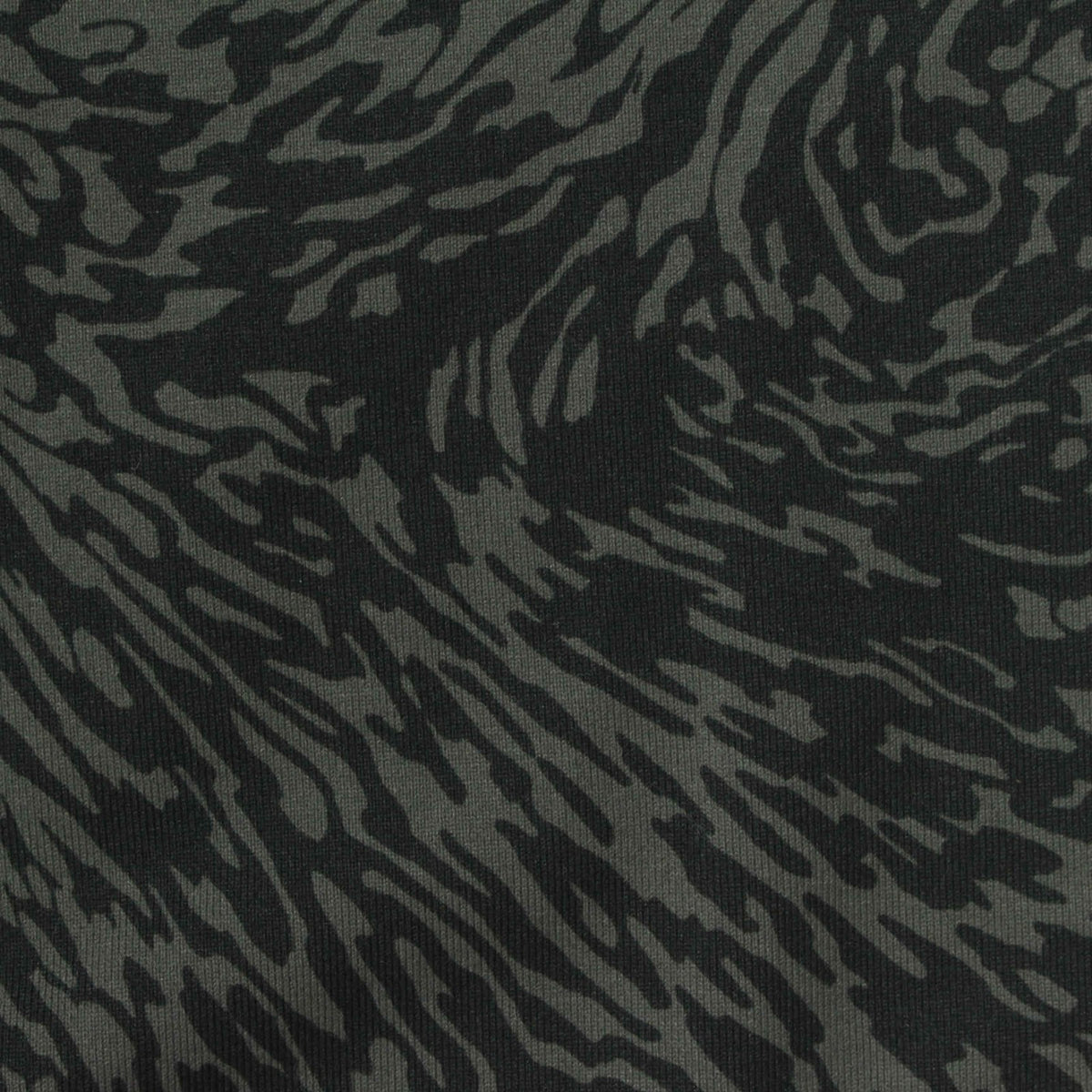 Dark Grey Animal Print Jersey Knit, Polyester