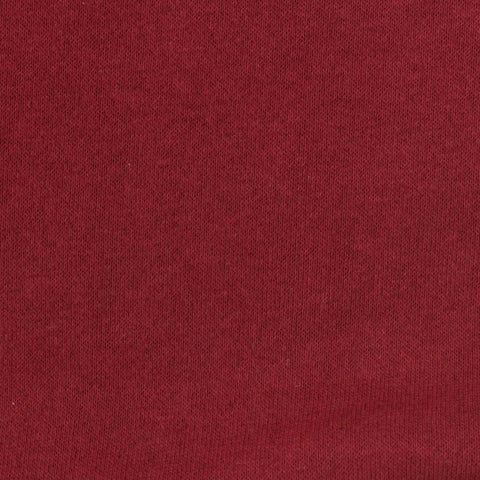 Brushed Cotton Polyester French Terry Fabric, 259 gsm, 195 cm — Red, ref EF-267632