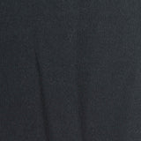 Brushed Cotton Polyester French Terry Fabric, 259 gsm, 195 cm — Black