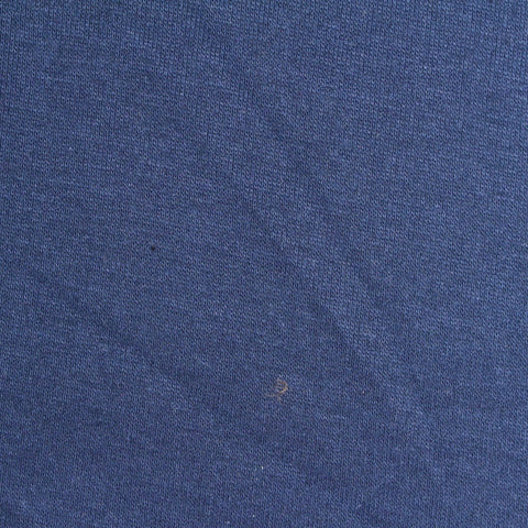 Polyester Cotton Rib Knit Fabric, 186 gsm — Navy