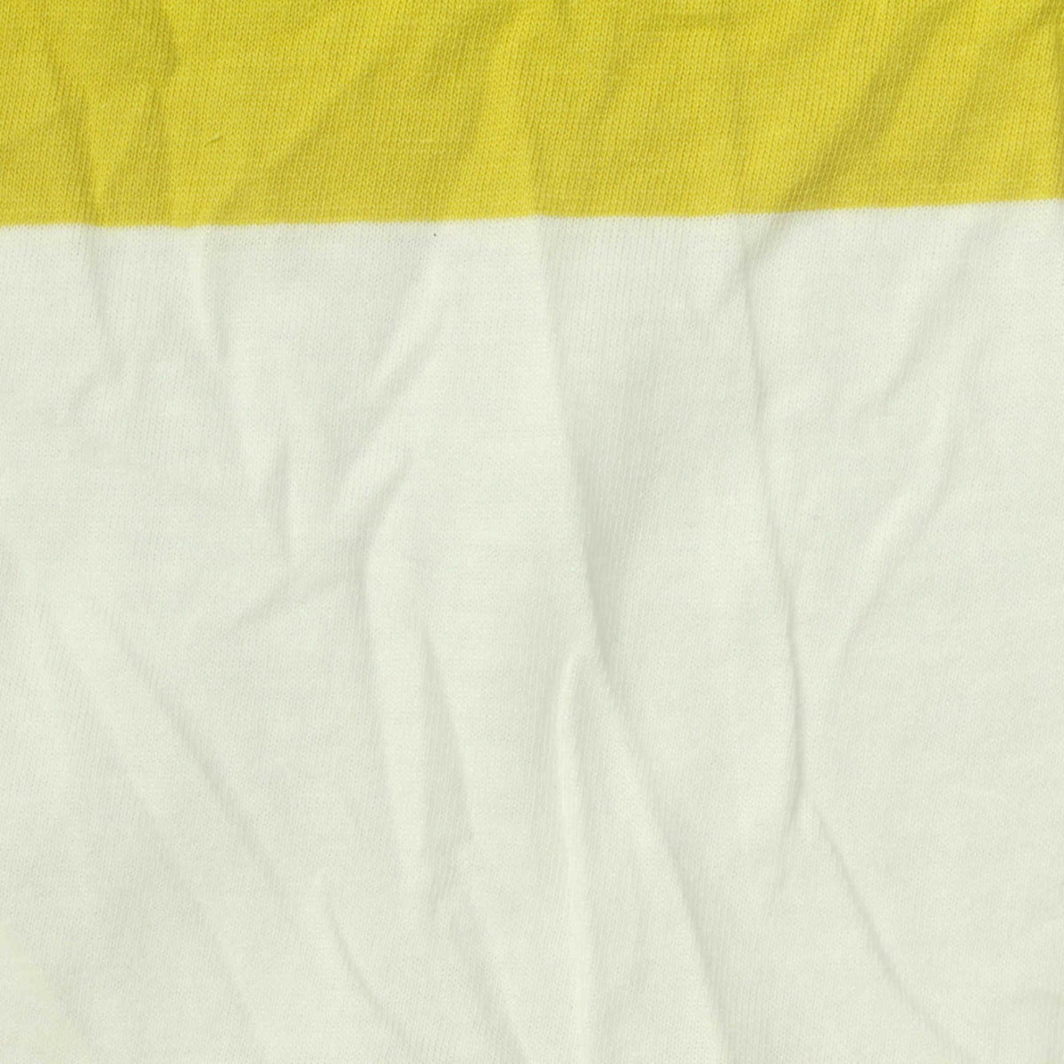 Yellow Horizontal-Stripe Jersey Knit, Cotton, 135 gsm