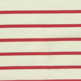 Red Horizontal-Stripe Knit, Viscose