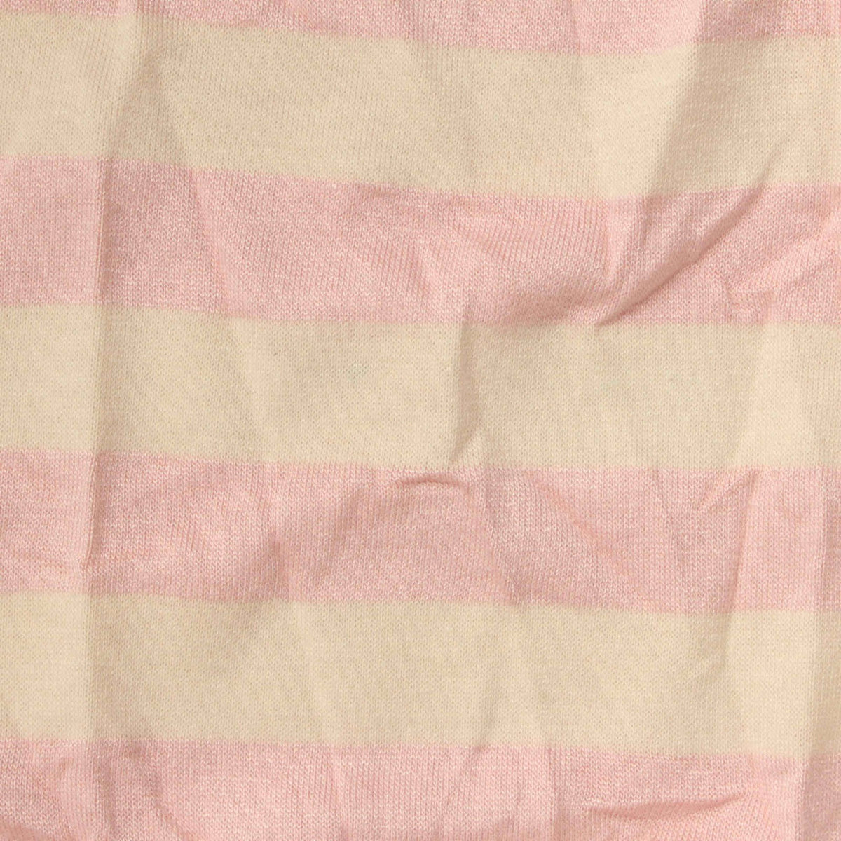 Pink Horizontal-Stripe Jersey Knit, Poly-Viscose, 160 gsm