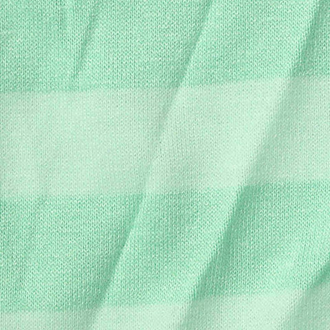 Yarn-Dyed Polyester Viscose Stretch Jersey Knit Fabric, 160 gsm, 170 cm — Green
