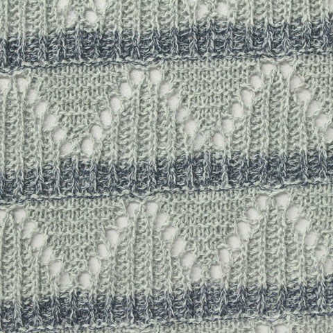 Green Bands Chunky Knit, Polyester