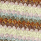 Cream Chevron Rib Knit, Polyester