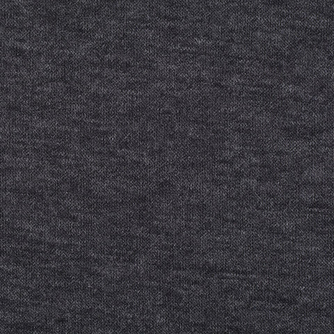 Dark Grey Marl Jersey Knit, Poly-Viscose, 125 gsm