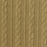Jacquard Polyester Stretch Chunky Knit Fabric, 391 gsm, 155 cm — Khaki