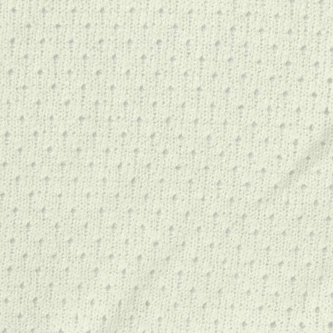 Off-White Openwork Chunky Knit, Poly-Viscose