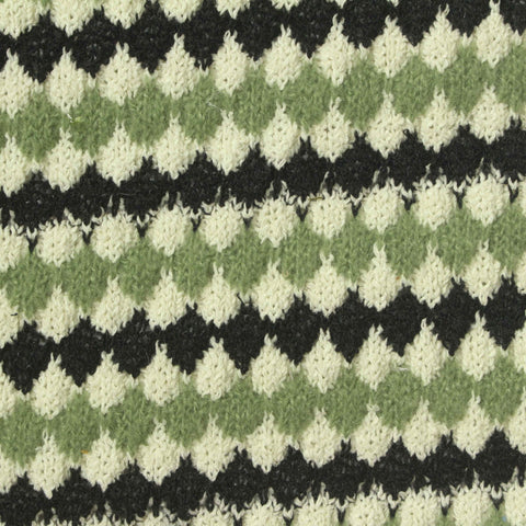 Cream Diamond Chunky Knit, Polyester