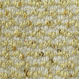 Gold Sequins Chunky Knit, Poly-Viscose — texture