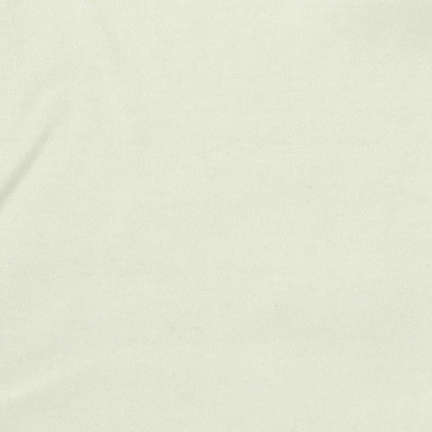100% Cotton Interlock Knit Fabric, 185 gsm, 175 cm — White
