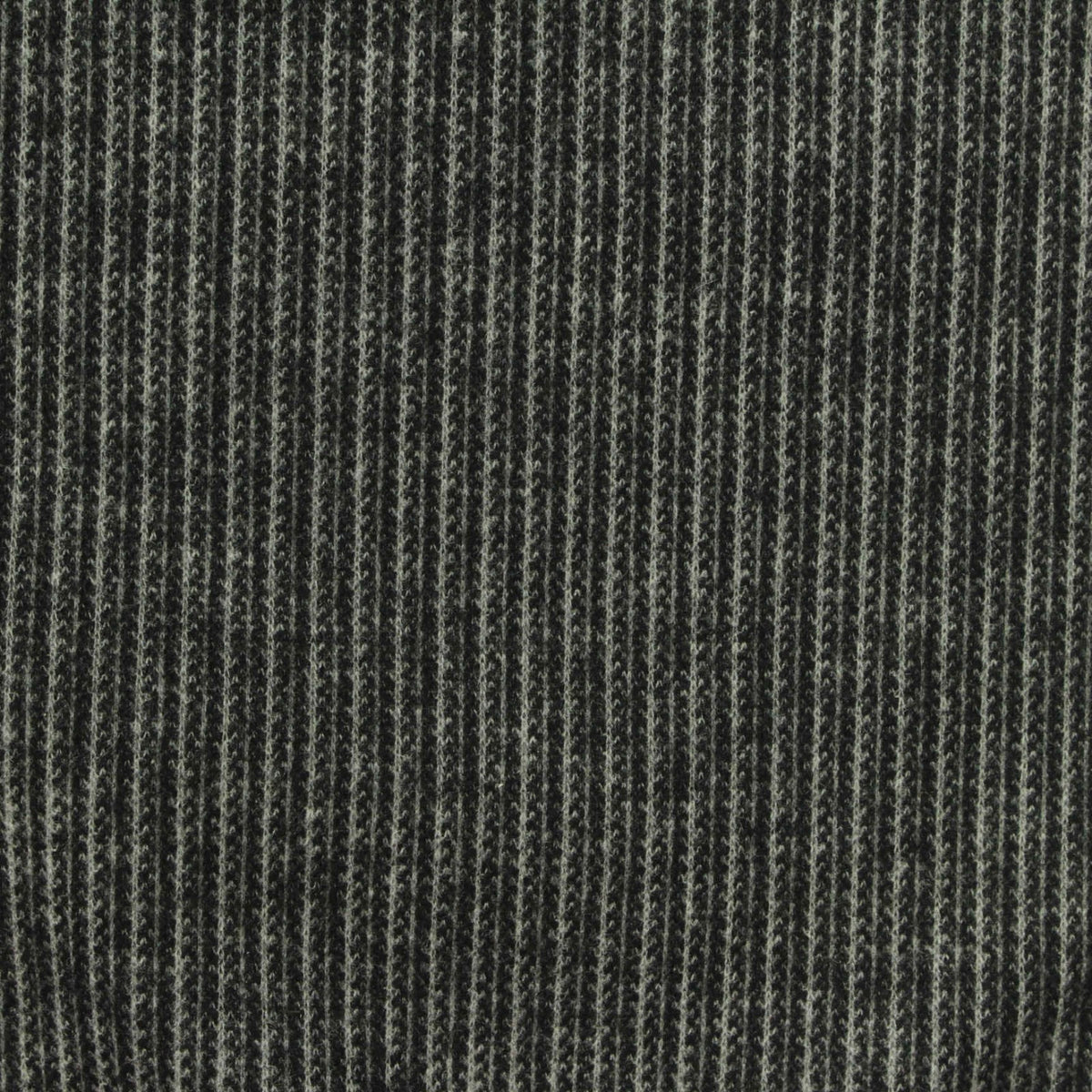 Jacquard Polyester Stretch Interlock Knit Fabric, 220 gsm, 185 cm — Black