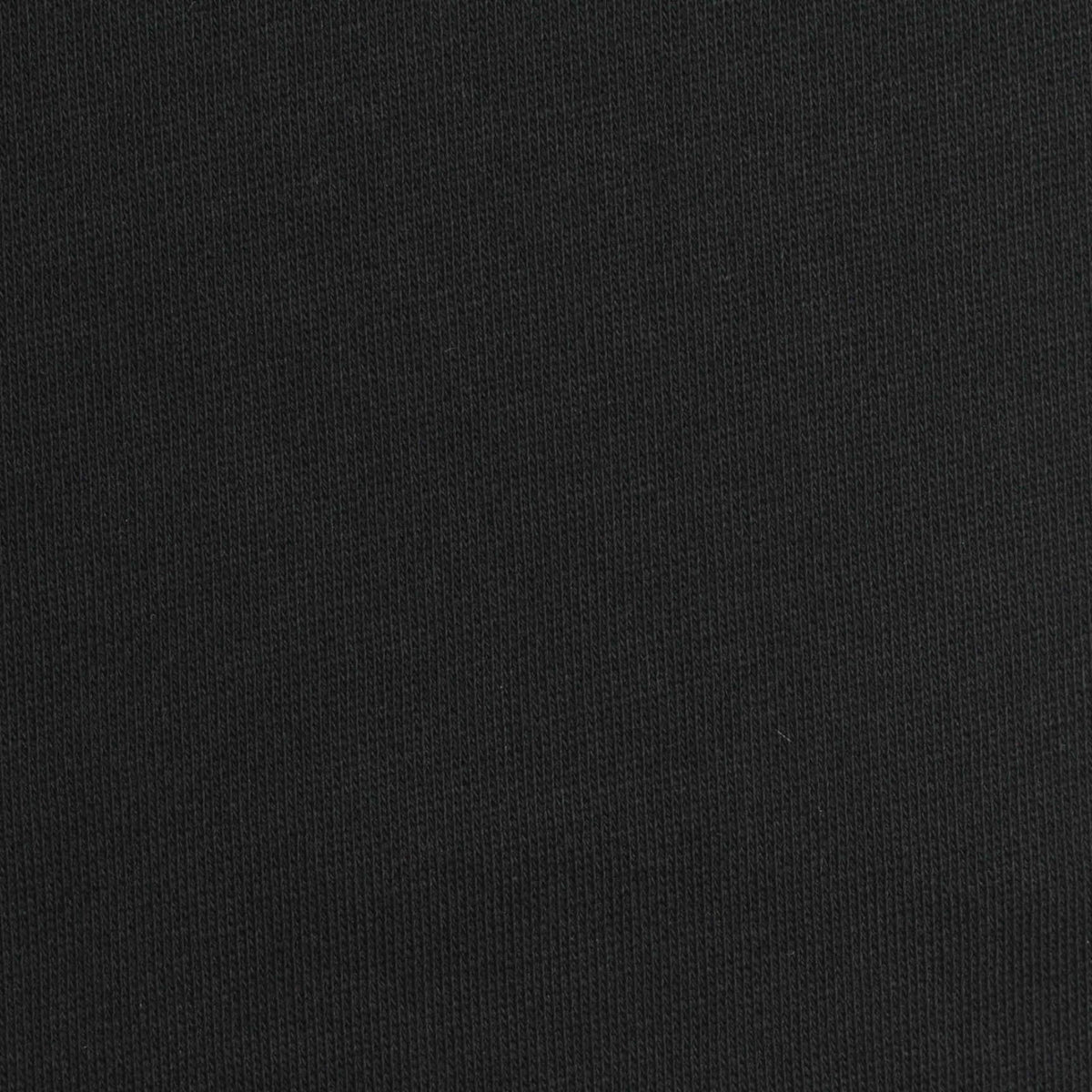 Cotton Polyester French Terry Fabric, 290 gsm — Black