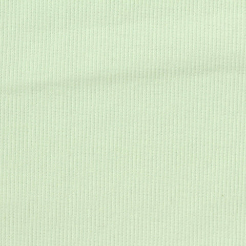 Cotton Stretch Rib Knit Fabric, 180 gsm, 120 cm — Green
