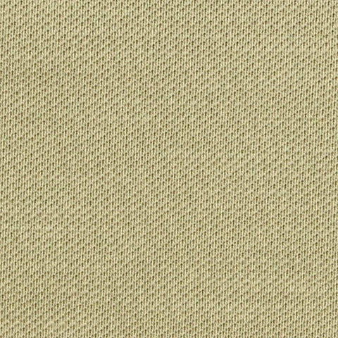 Slub Cotton Polyester Stretch Piqué Knit Fabric, 200 gsm, 185 cm — Khaki