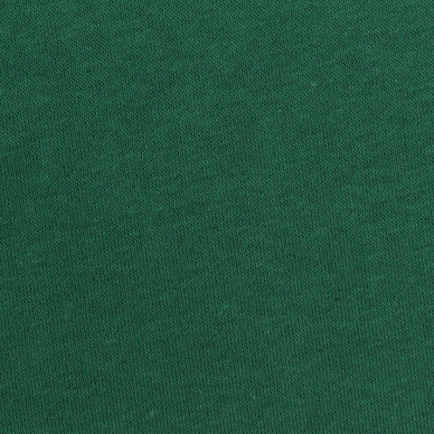 Brushed Cotton Polyester French Terry Fabric, 228 gsm, 185 cm — Green