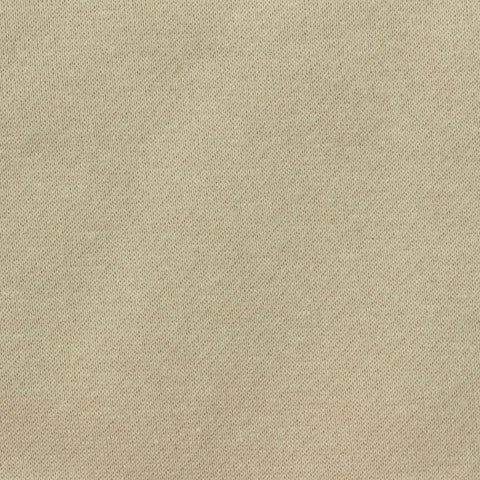 Brushed Cotton Polyester French Terry Fabric, 210 gsm, 192 cm — Beige