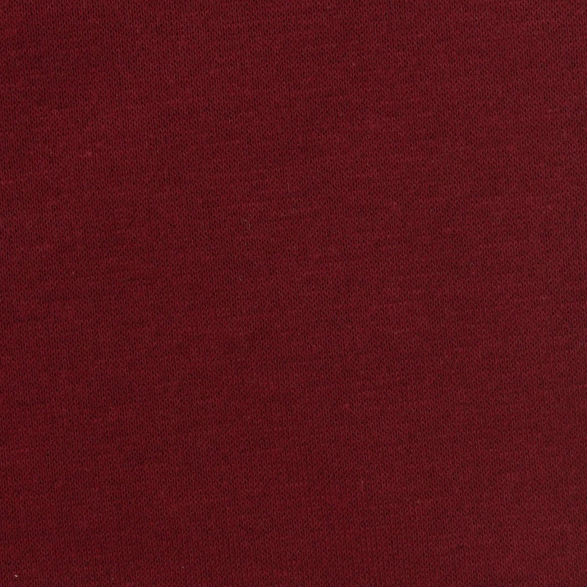 Brushed Cotton Polyester French Terry Fabric, 220 gsm, 185 cm — Red