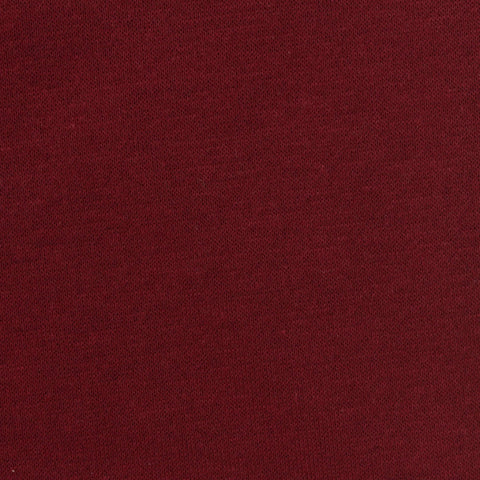 Brushed Cotton Polyester French Terry Fabric, 220 gsm, 185 cm — Red