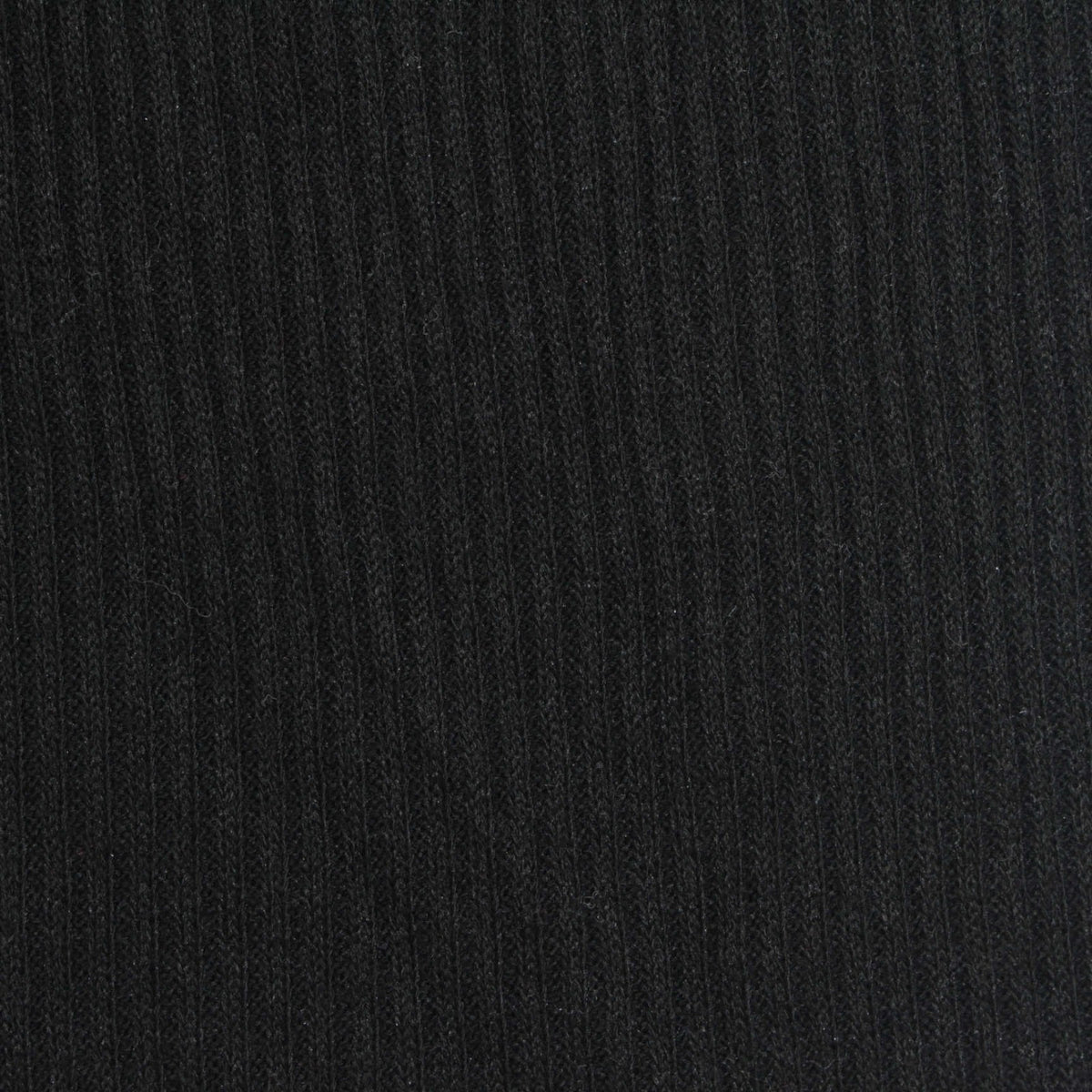 Black Rib Knit, Poly-Viscose