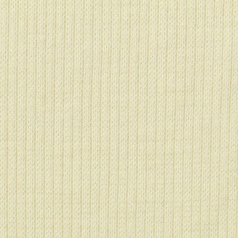 Polyester Cotton Stretch Rib Knit Fabric, 267 gsm, 130 cm — Yellow