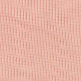 Polyester Cotton Stretch Rib Knit Fabric, 317 gsm, 120 cm — Pink — texture