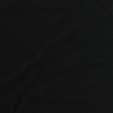 100% Polyester Ponte Knit Fabric, 260 gsm, 160 cm — Black