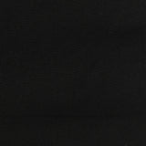 Polyester Stretch Knit Fabric, 187 gsm, 155 cm — Black