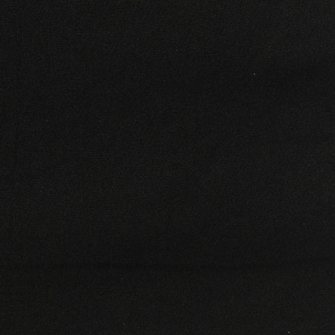 Polyester Stretch Knit Fabric, 187 gsm, 155 cm — Black