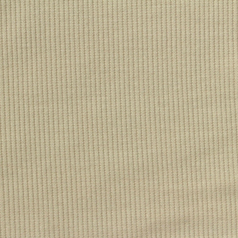 Polyester Cotton Stretch Rib Knit Fabric, 262 gsm, 130 cm — Beige