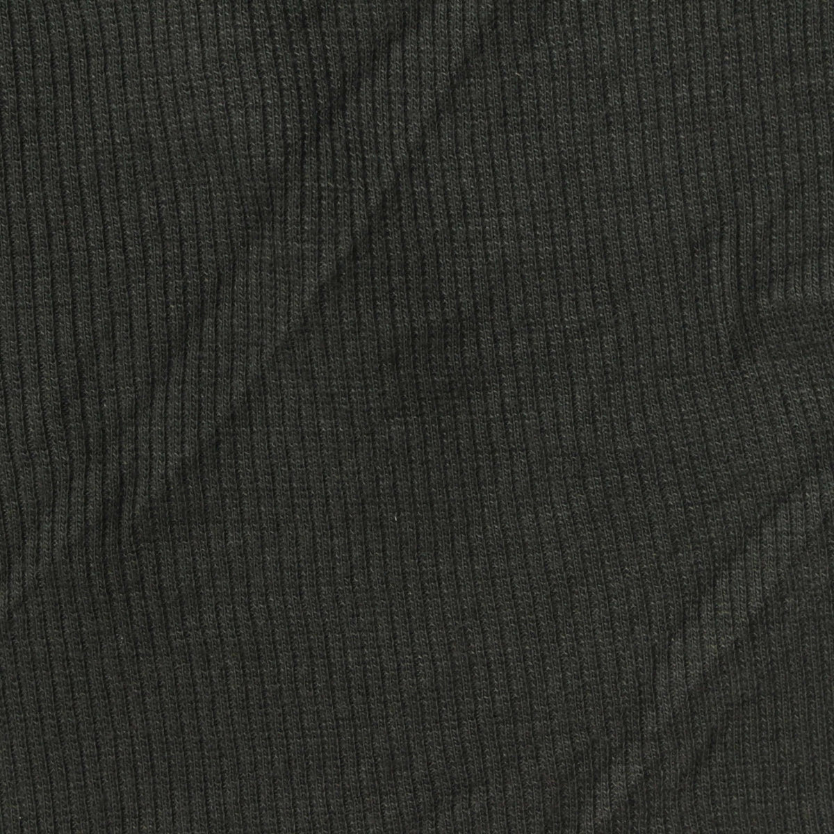 Polyester Cotton Stretch Rib Knit Fabric, 274 gsm, 132 cm — Grey