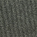 Polyester Cotton Stretch Rib Knit Fabric, 400 gsm, 142 cm — Grey