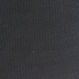 Grey Vertical-Stripe Rib Knit, Polyester