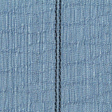 Blue Vertical-Stripe Crepe, Polyester — texture