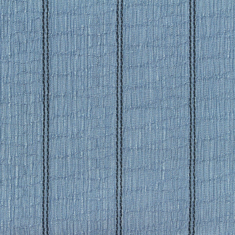 Blue Vertical-Stripe Crepe, Polyester, 116 gsm