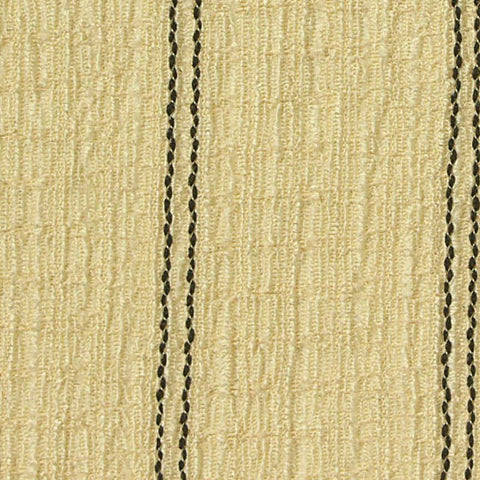 Black Vertical-Stripe Crepe, Polyester, 124 gsm