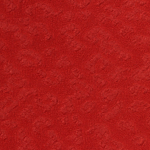 Red Tone-on-Tone Interlock Knit, Polyester