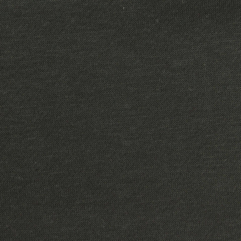 Brushed Polyester Cotton French Terry Fabric, 220 gsm, 185 cm — Green