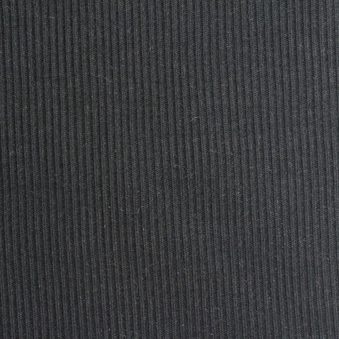 Polyester Cotton Rib Knit Fabric, 380 gsm, 173 cm — Grey