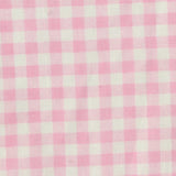Pink Gingham French Terry, Polyester