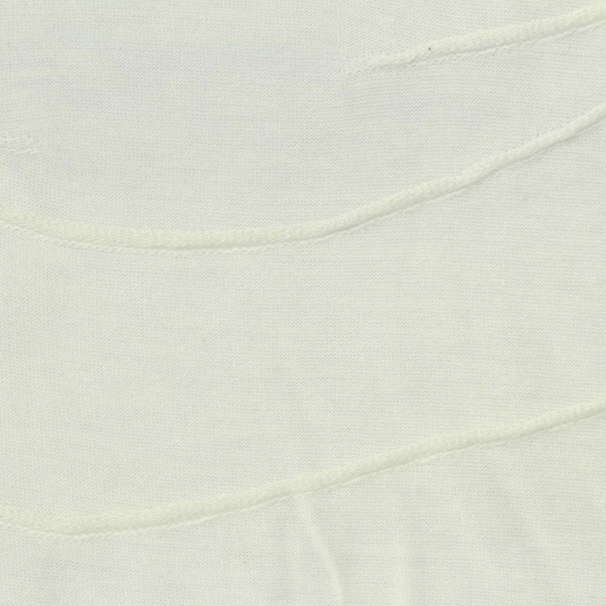 Jacquard Polyester Viscose Jersey Knit Fabric, 175 gsm, 183 cm — White