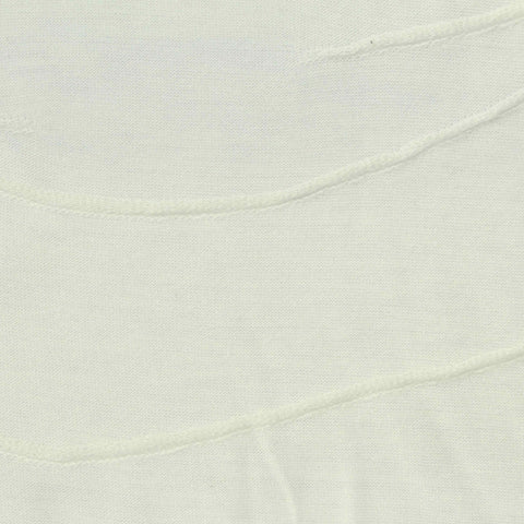 Jacquard Polyester Viscose Jersey Knit Fabric, 175 gsm, 183 cm — White