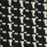 White Geometric Jacquard, Polyester — texture