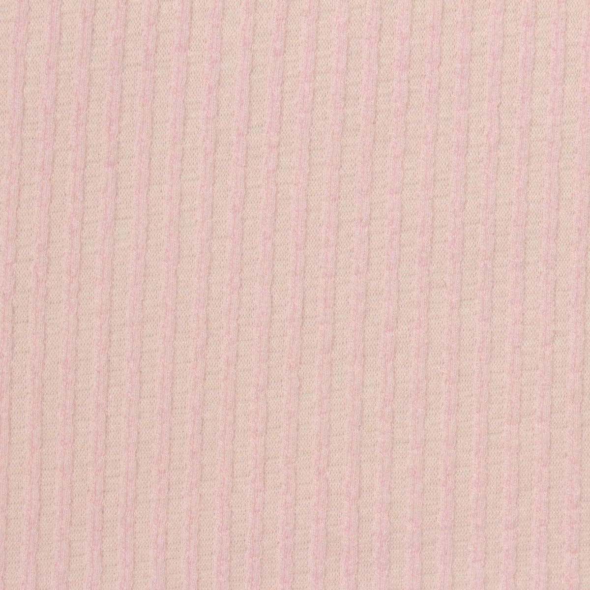 Light Pink Stripes Jersey Knit, Polyester