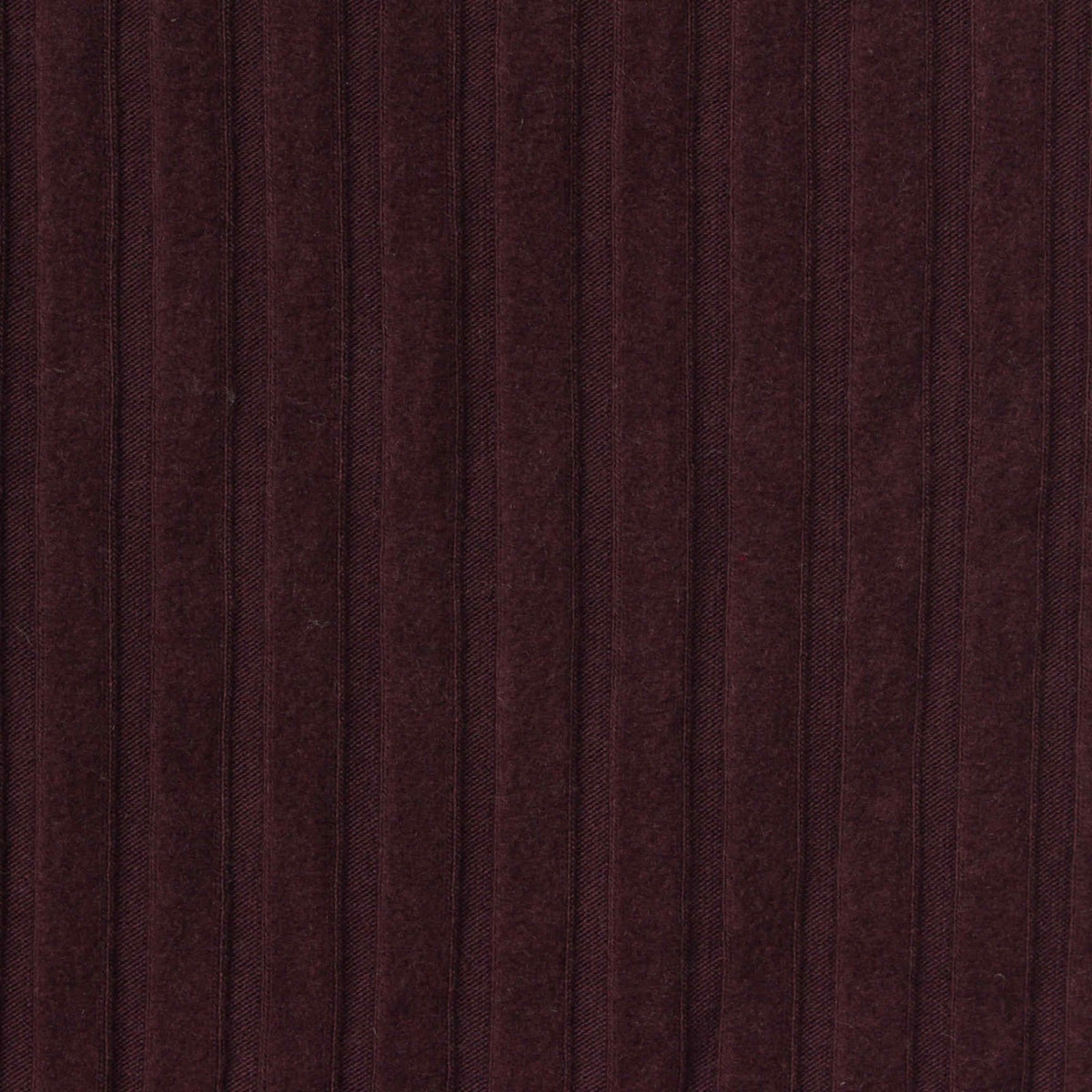 Brushed Polyester Viscose Stretch Rib Knit Fabric, 270 gsm, 150 cm — Red