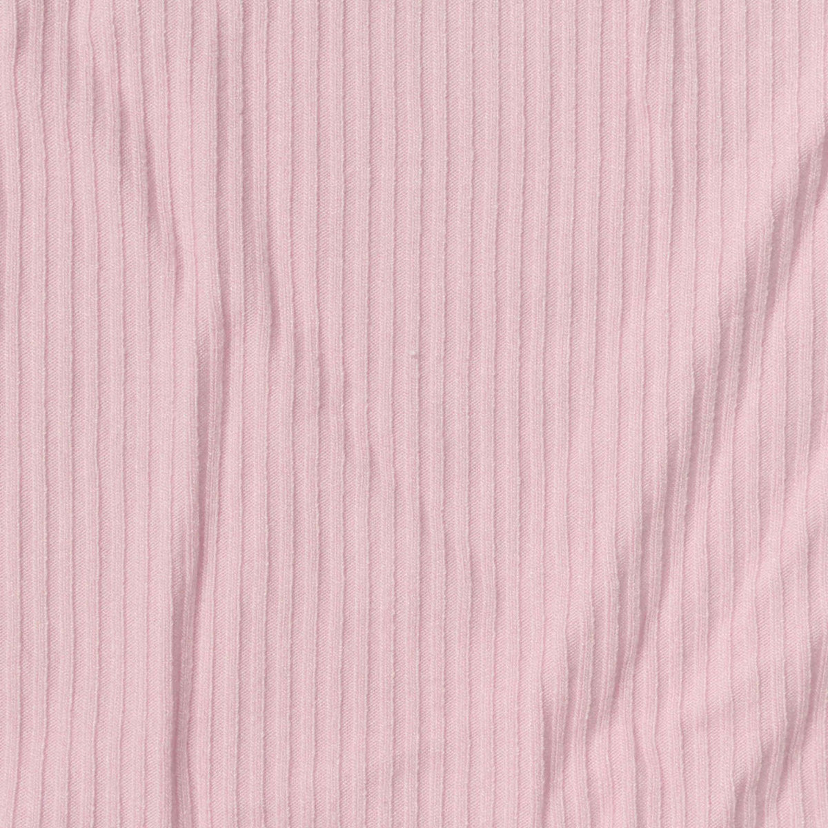 Viscose Stretch Rib Knit Fabric, 291 gsm, 134 cm — Pink