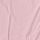 Viscose Stretch Rib Knit Fabric, 291 gsm, 134 cm — Pink