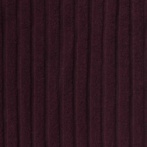Brushed Polyester Viscose Stretch Rib Knit Fabric, 270 gsm, 140 cm — Purple